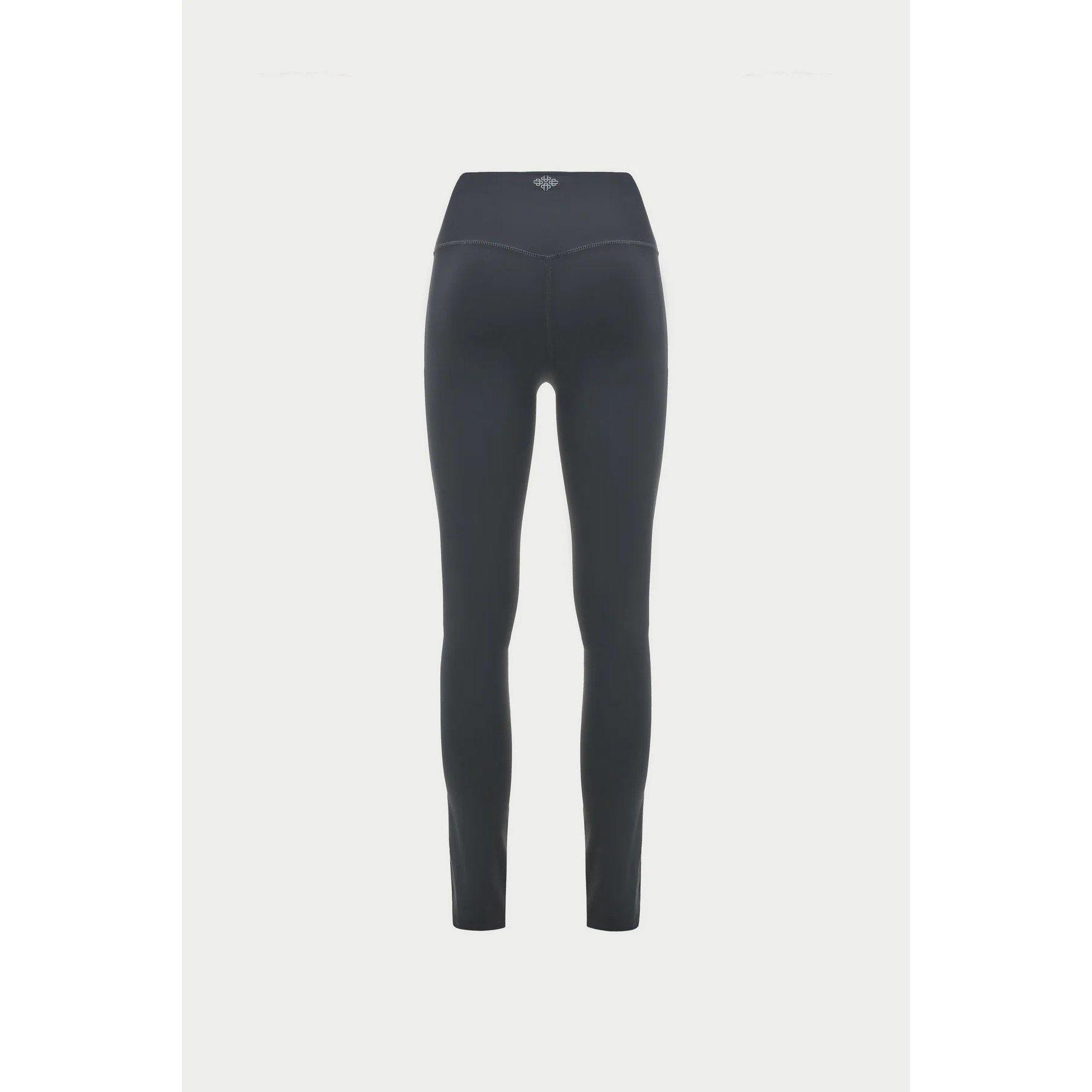 Midnight Grey - The Couture Club - Womens Sculpting Stretch Crossover Leggings - 2