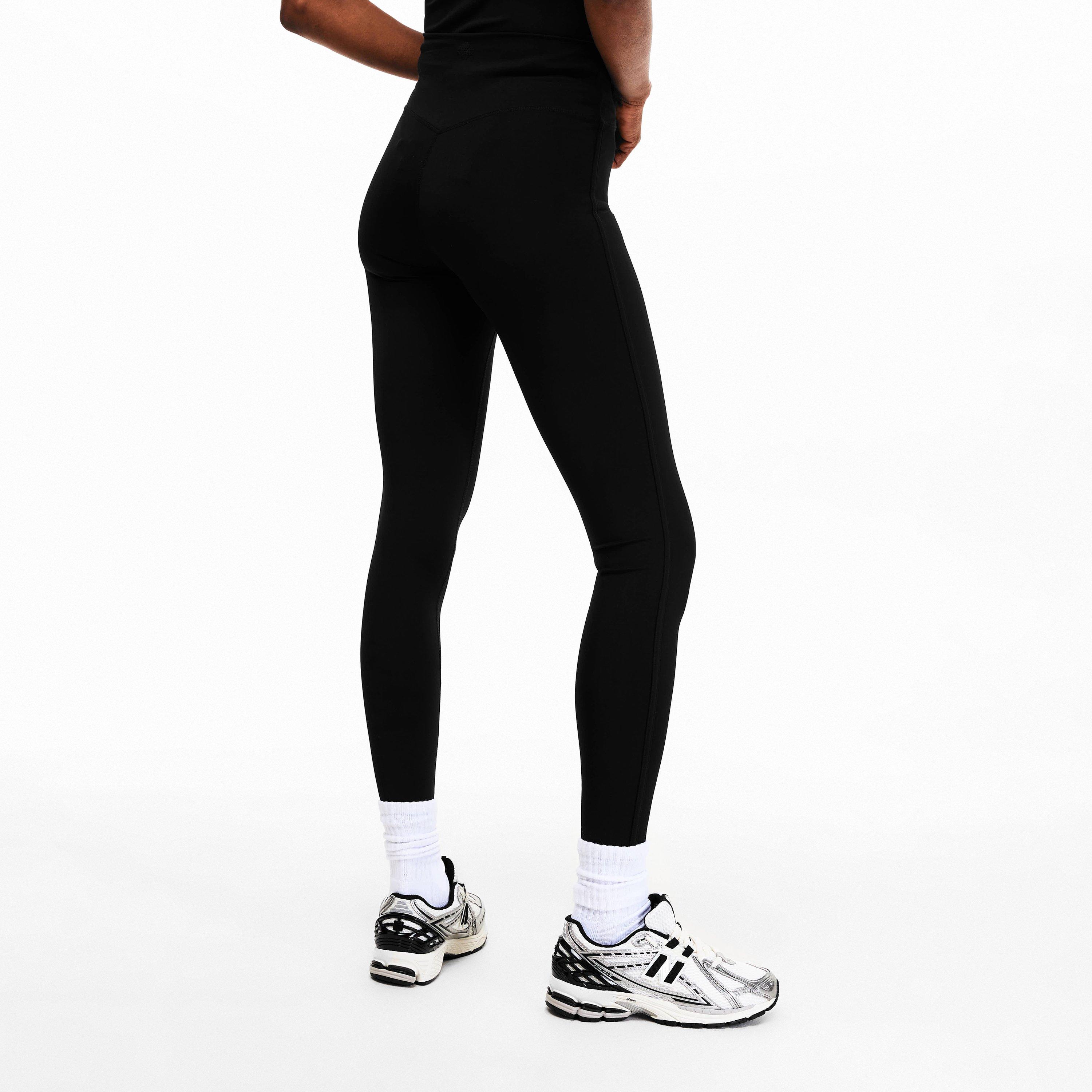 Black - The Couture Club - Womens Sculpting Stretch Crossover Leggings - 4