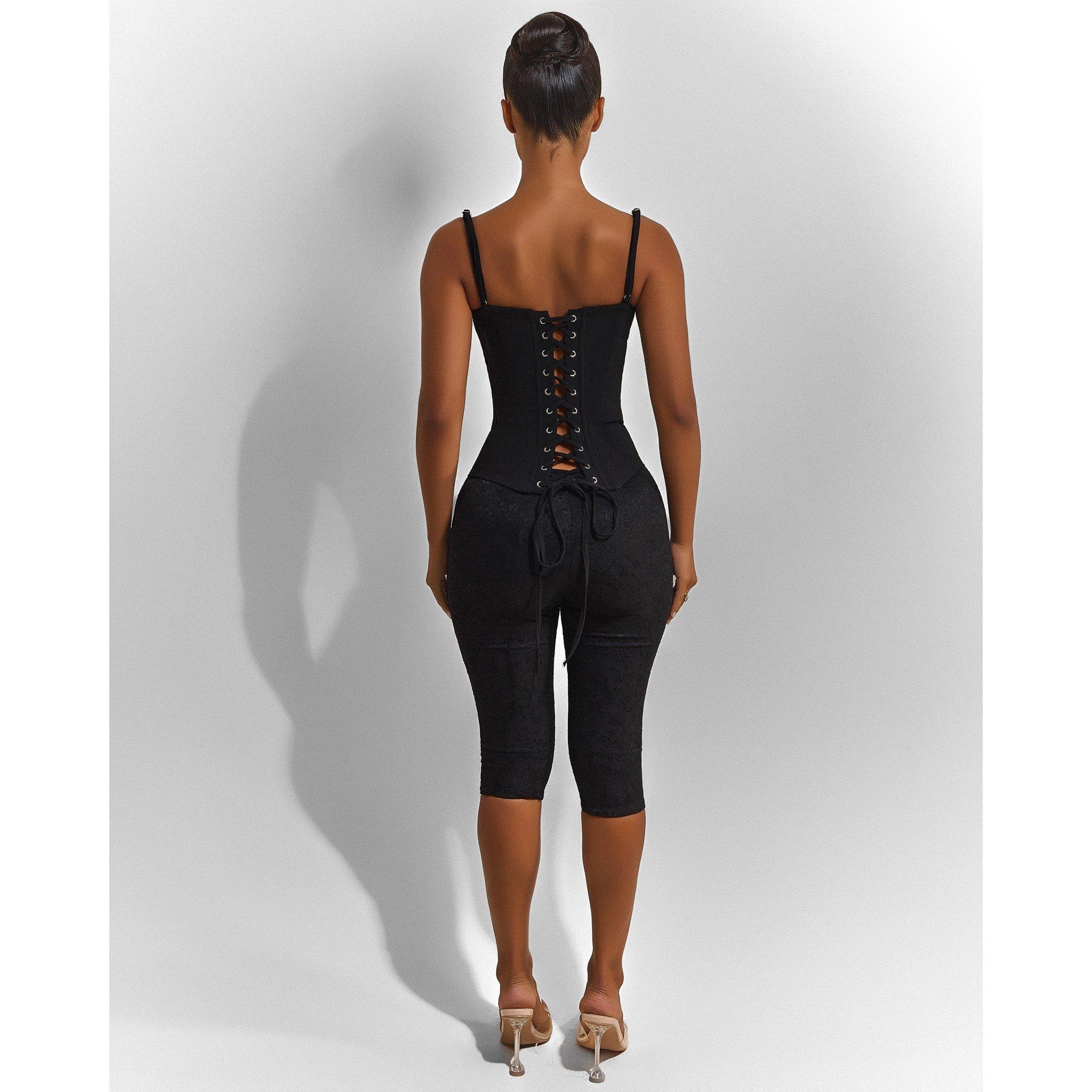 Black - Mars The Label - MTL Brielle Capris Ld62 - 3