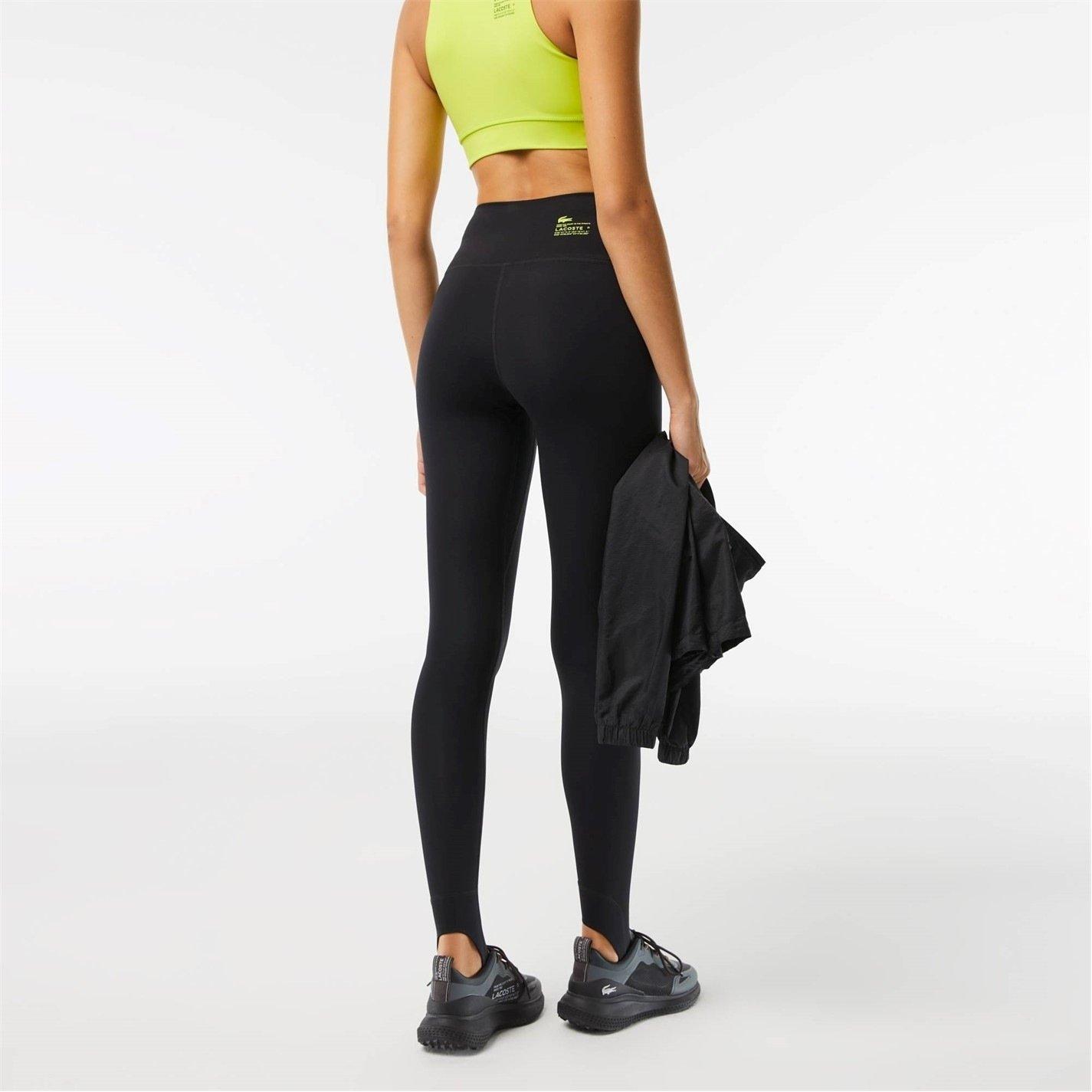 Preto 031 - Lacoste - Collapsible Stirrup Leggings - 3