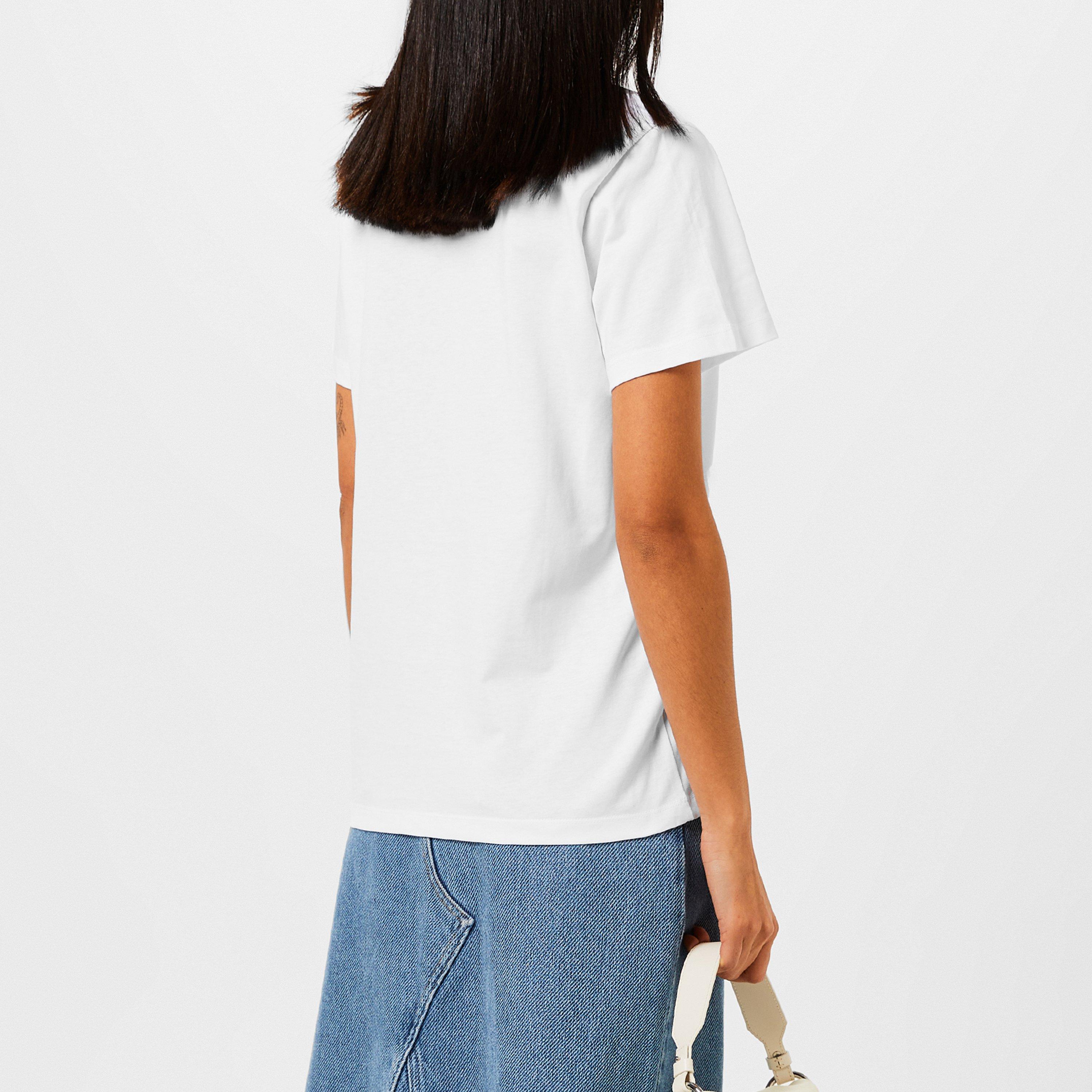 Peach - Ganni - Graphic T-Shirt - 4