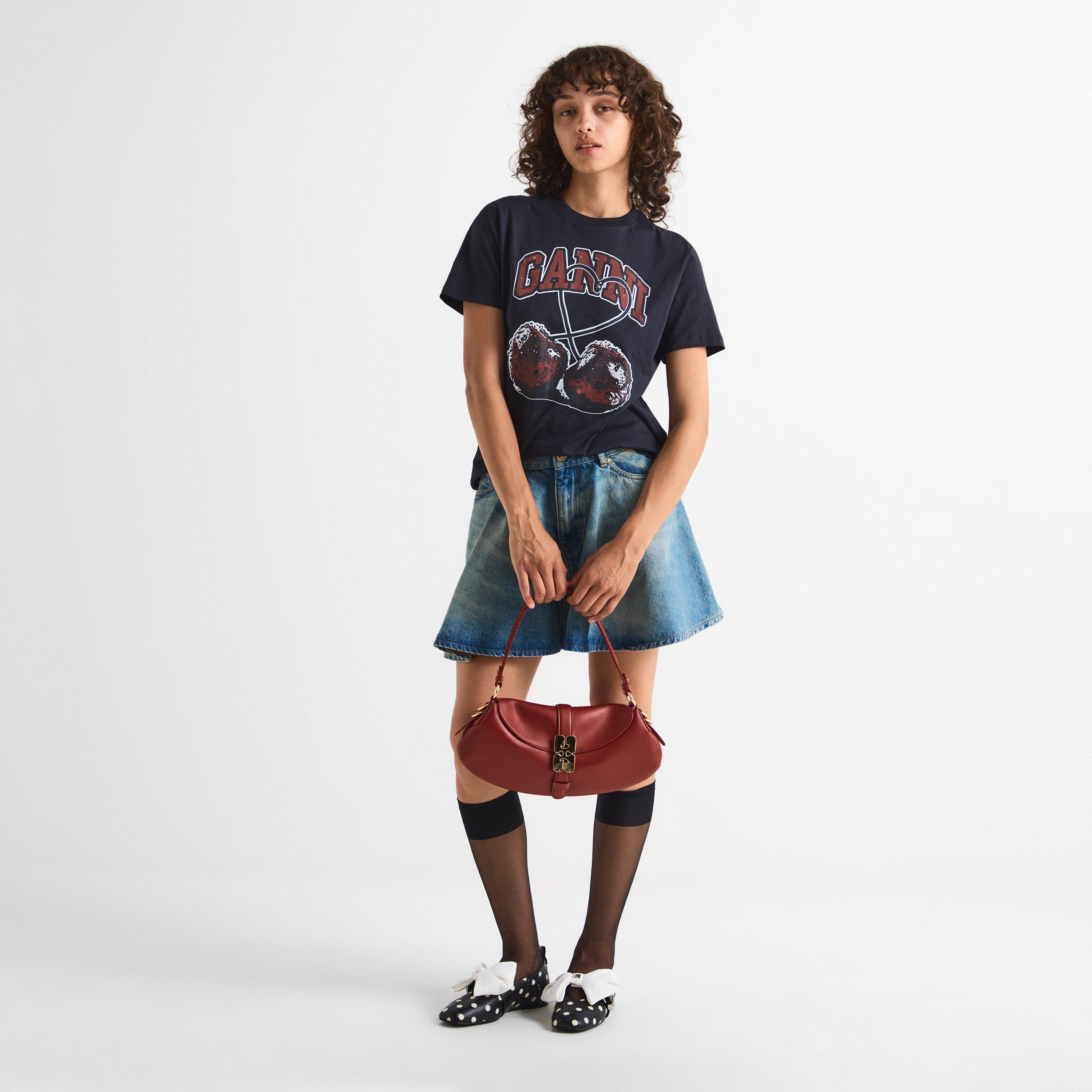 Phantom Cherry - Ganni - Womens Graphic T-Shirt - 6