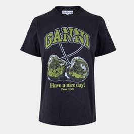 Ganni Graphic T Shirt