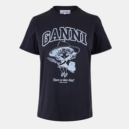 Ganni Graphic T Shirt