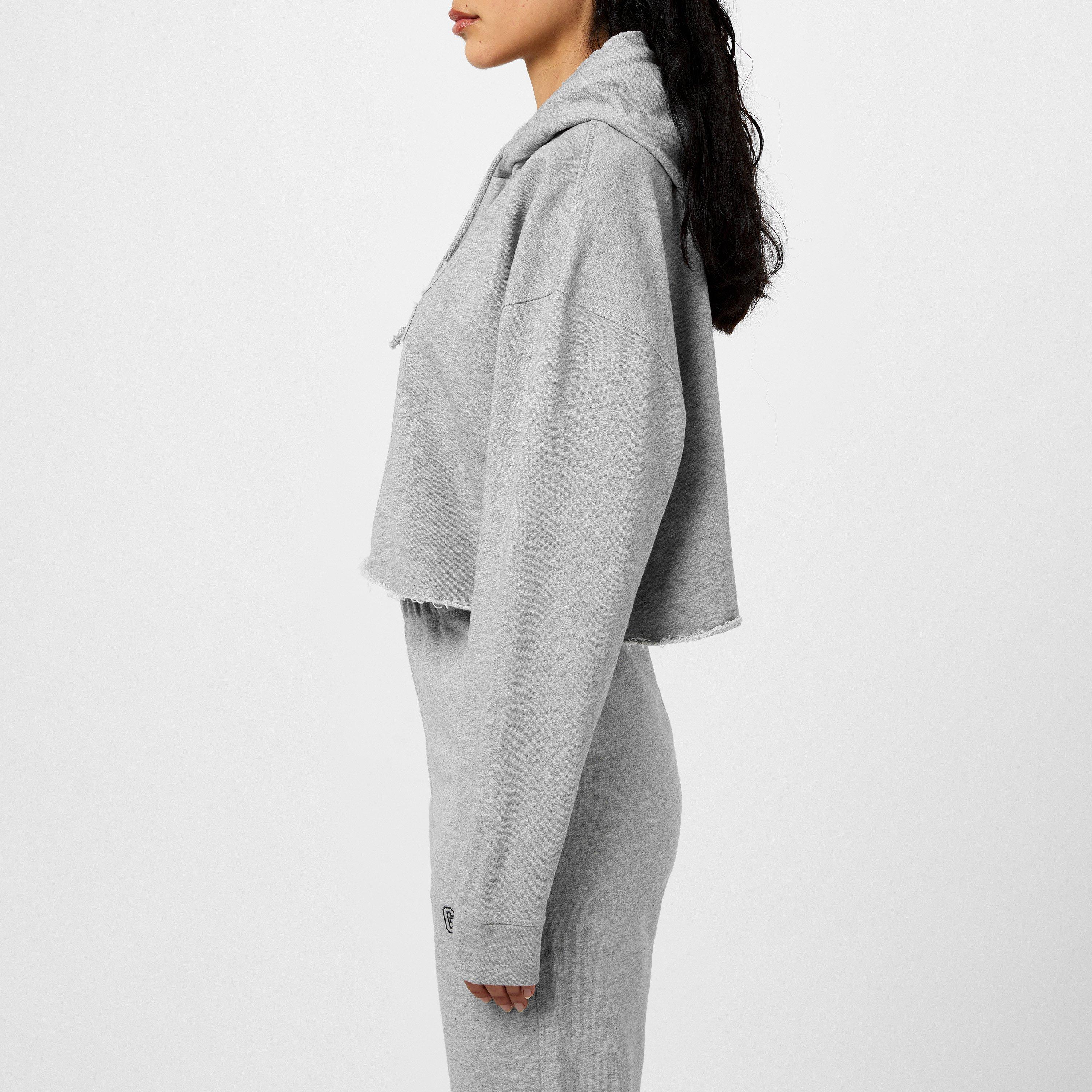 Paloma Melange - Ganni - Women's Cropped Hoodie - 2