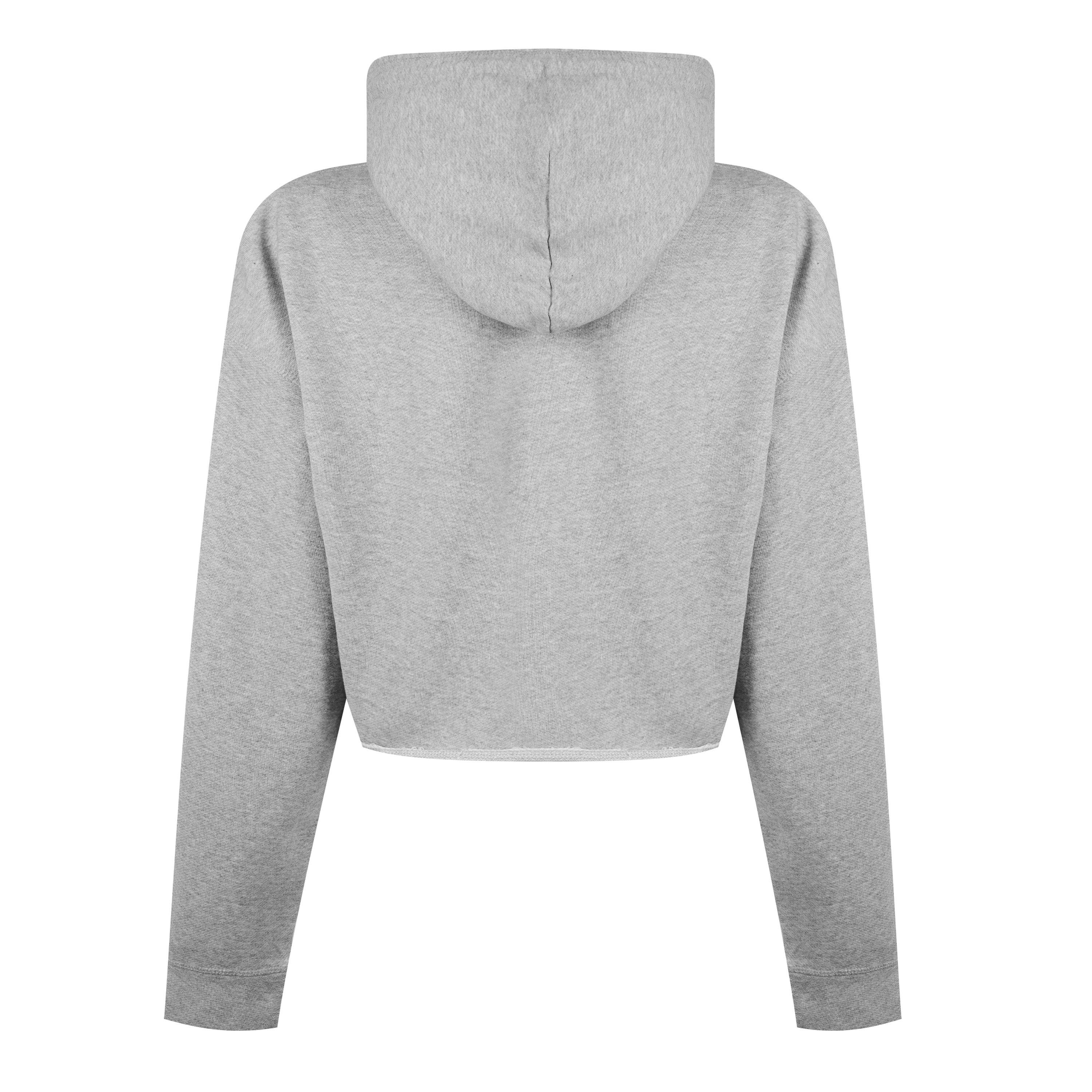 Paloma Melange - Ganni - Women's Cropped Hoodie - 7