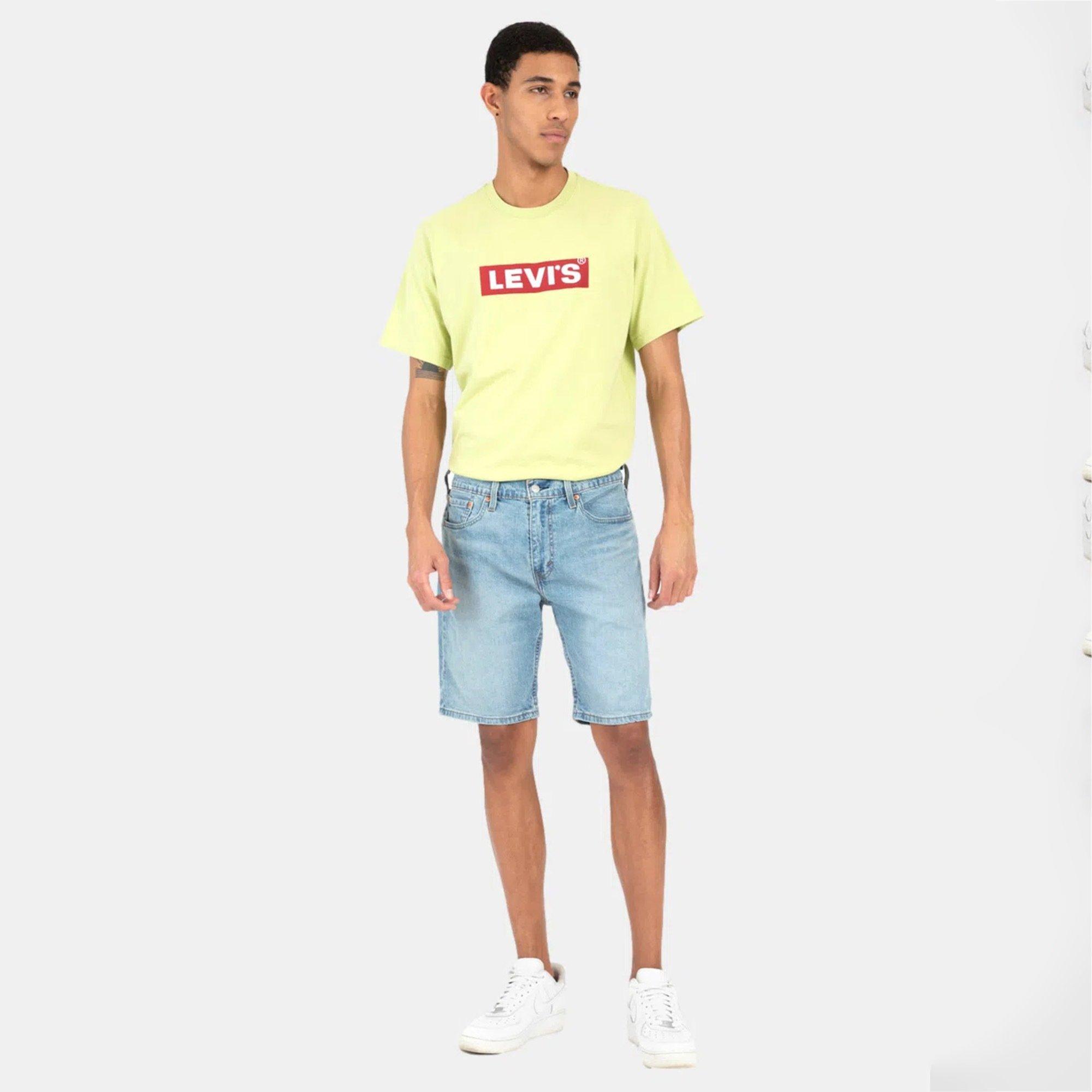 Light Indigo - Levis - 405 Standard Shorts - 4