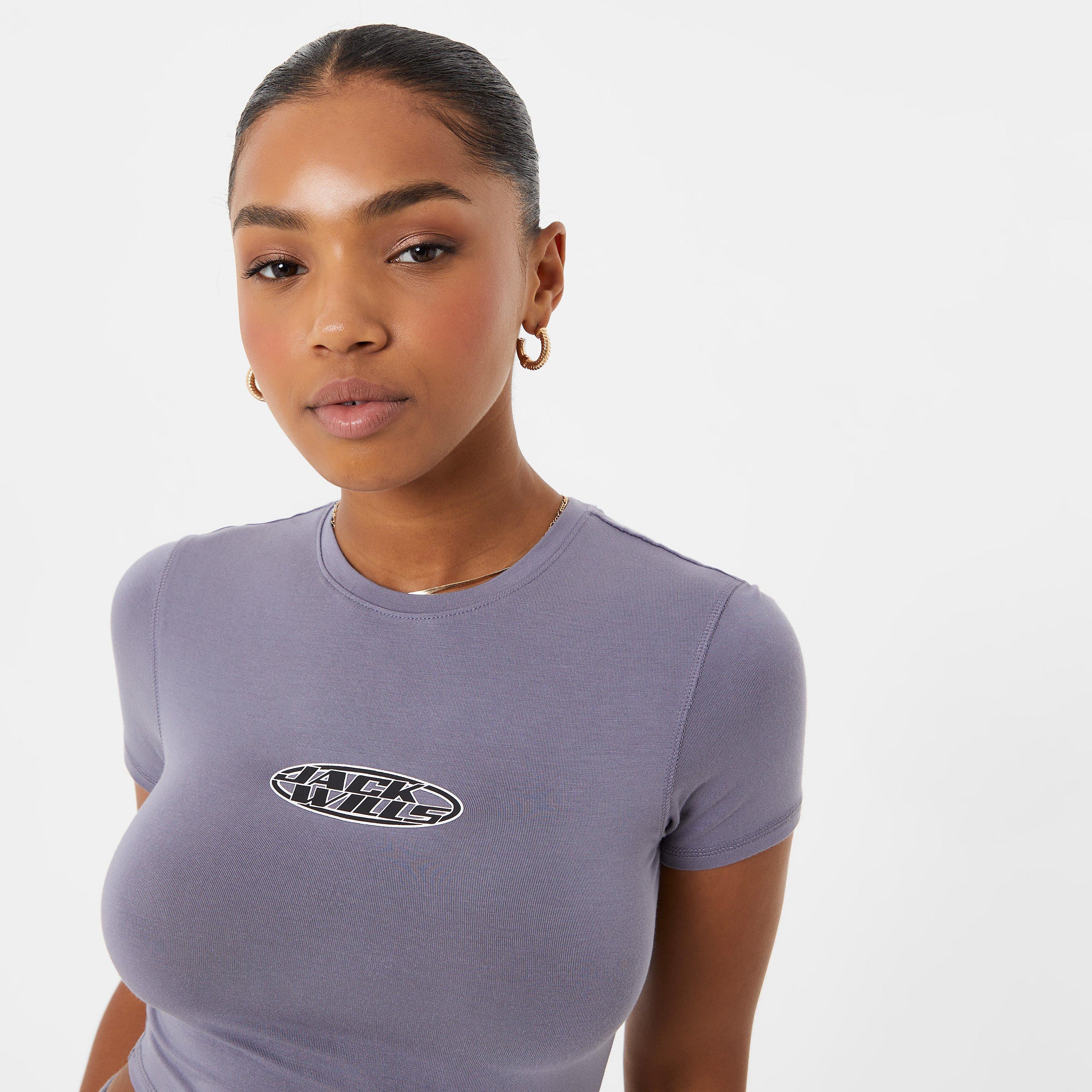 Tamno sivo - Jack Wills - Logo Baby Tee - 3