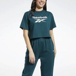 Reebok Classics Big Logo Womens Cropped Top