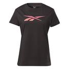 Noir - Reebok - Vector T-Shirt Womens - 1