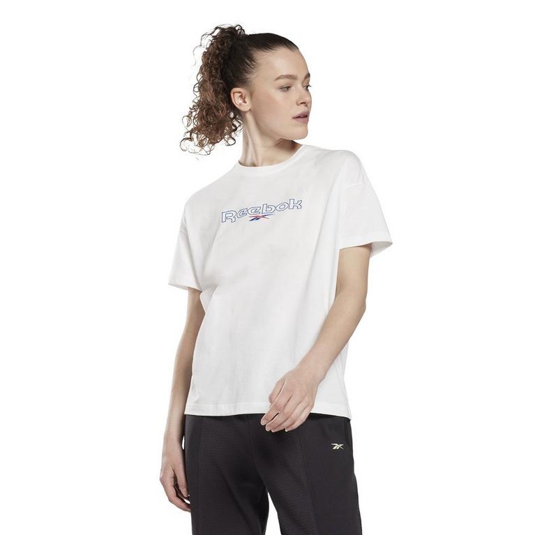 Blanc - Reebok - Y-3 logo-print long-sleeved T-shirt - 2