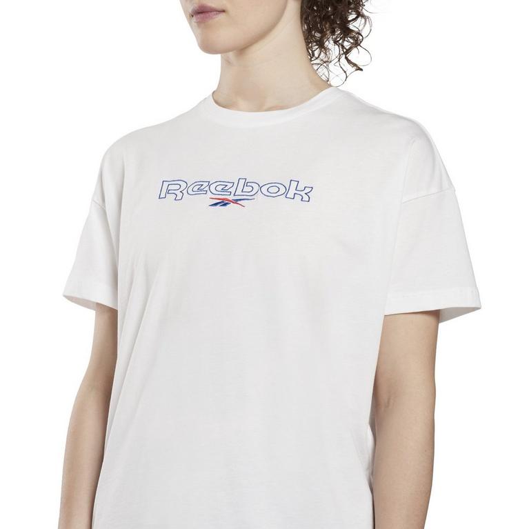 Blanc - Reebok - Y-3 logo-print long-sleeved T-shirt - 5
