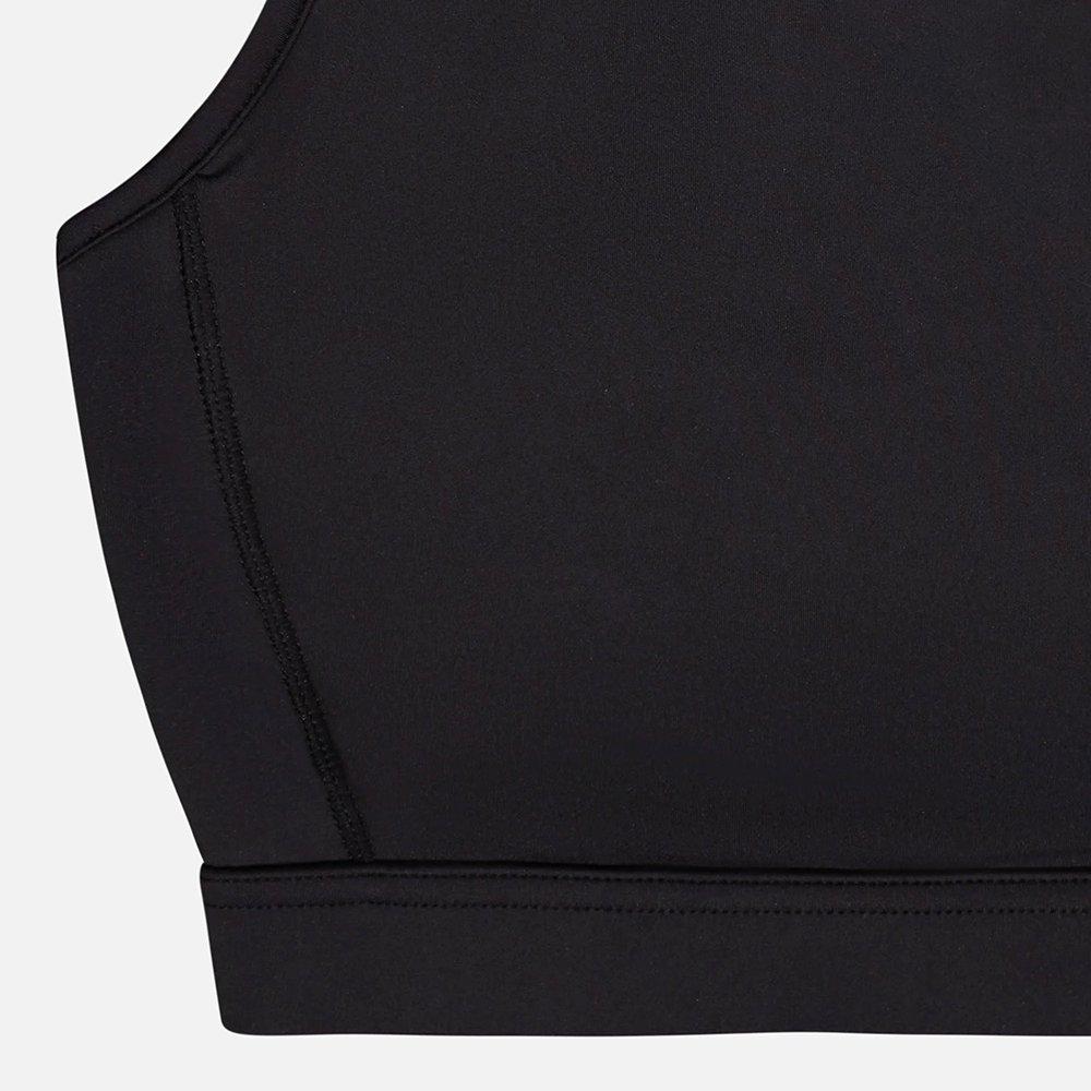 Black - Fila - Logo Sleeveless Crop Top Womens - 4