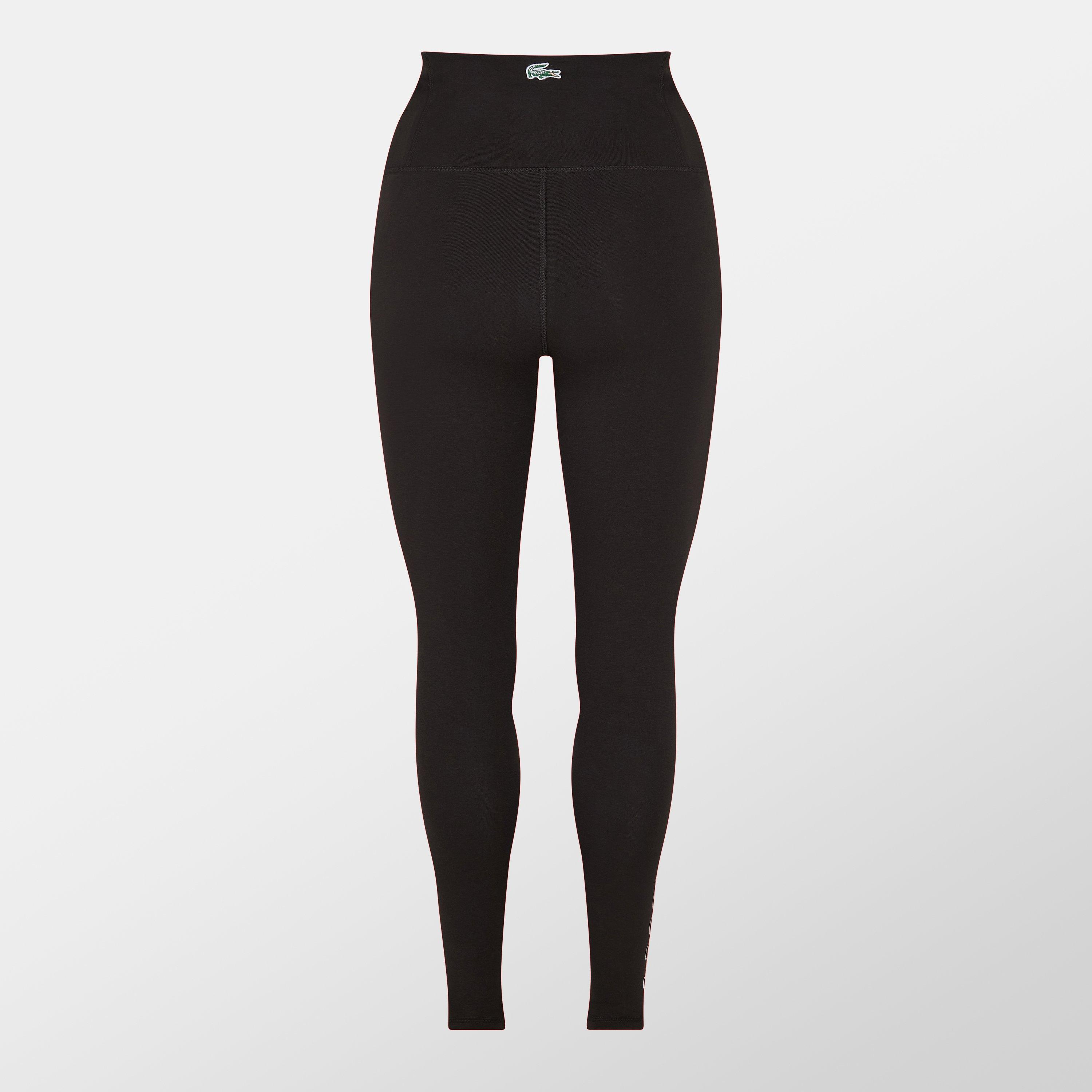 Black - Lacoste - Women's Logo Leggings - 2