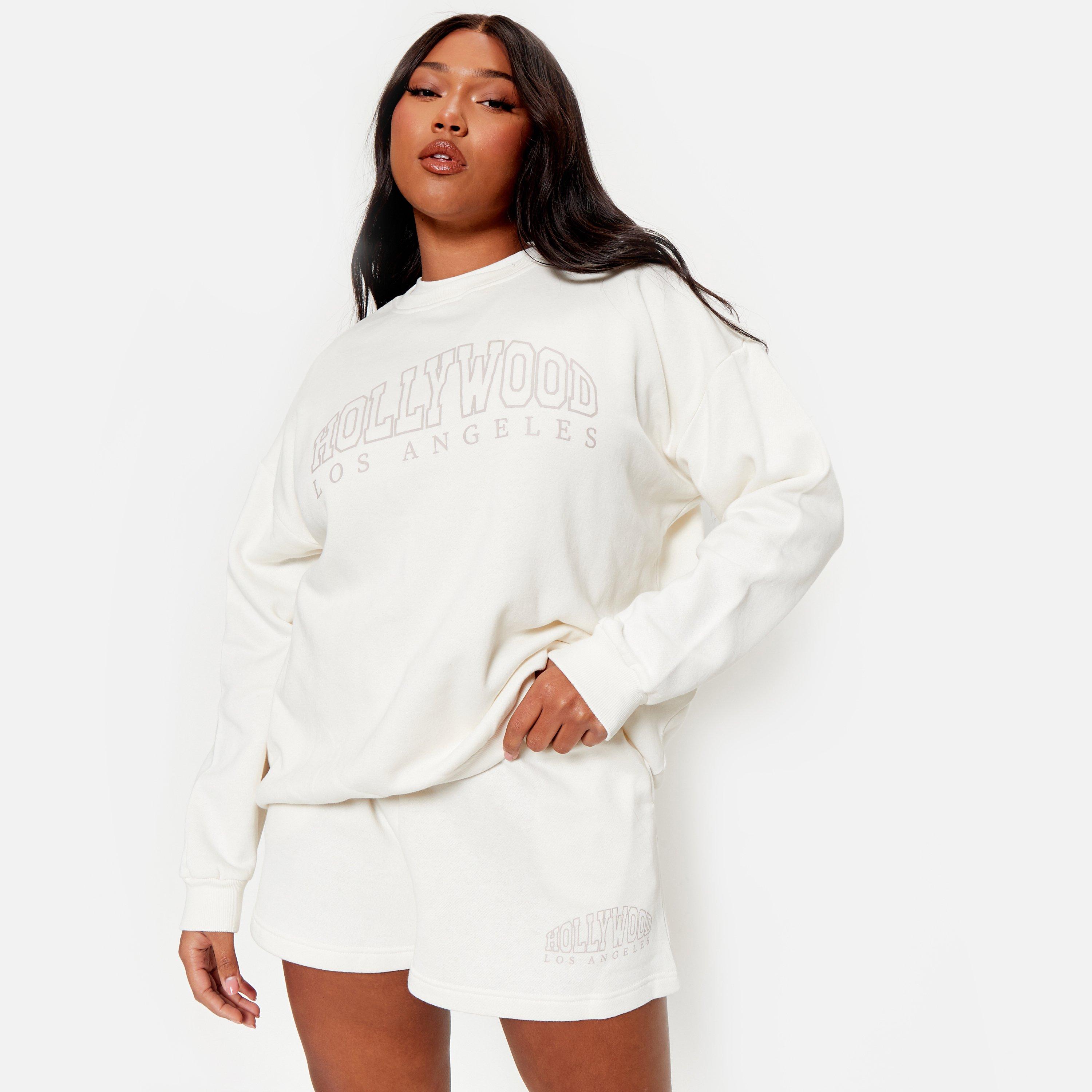 CREME - I Saw It First - ISAWITFIRST Hollywood Graphic Sweatshirt Co-Ord - 2