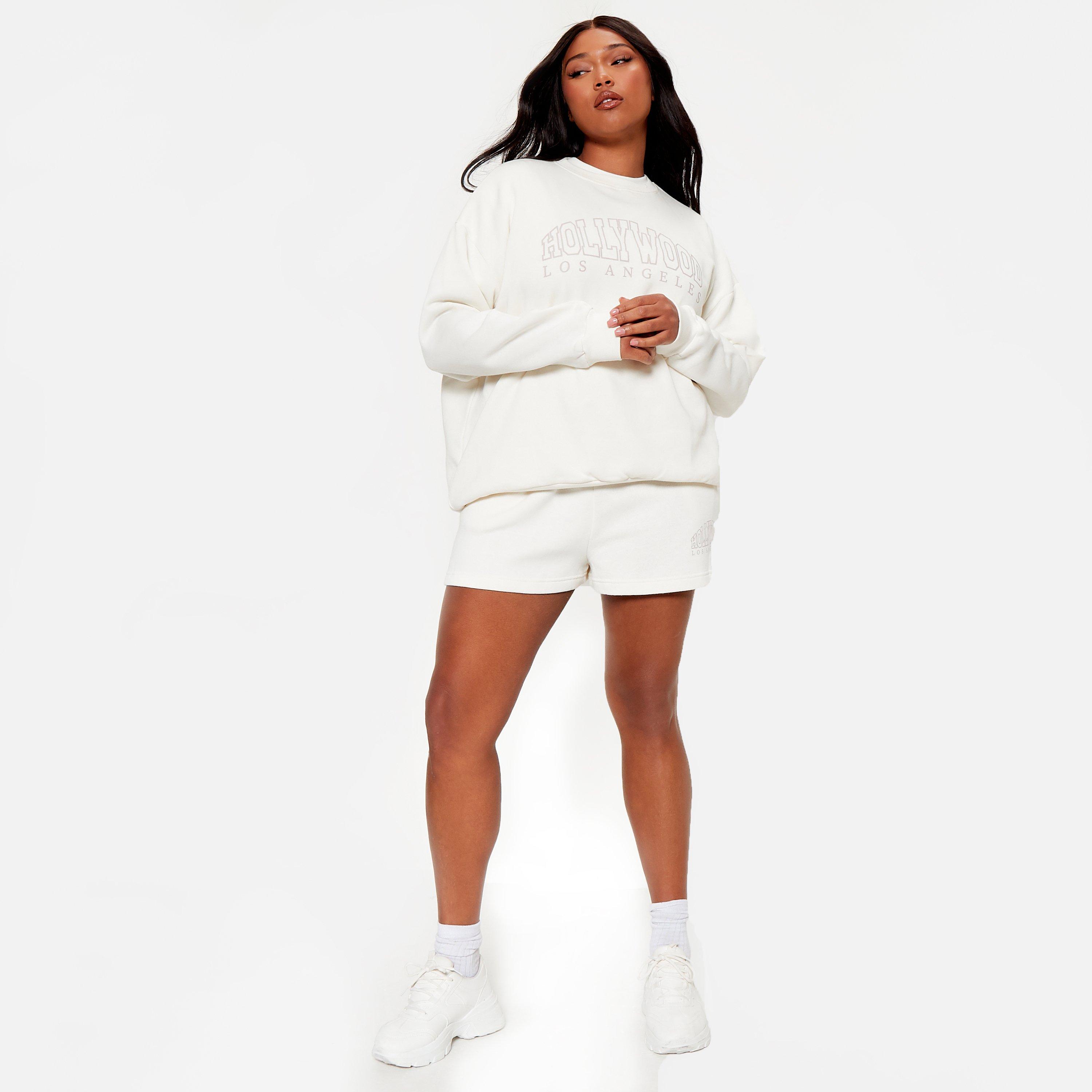 CREME - I Saw It First - ISAWITFIRST Hollywood Graphic Sweatshirt Co-Ord - 7