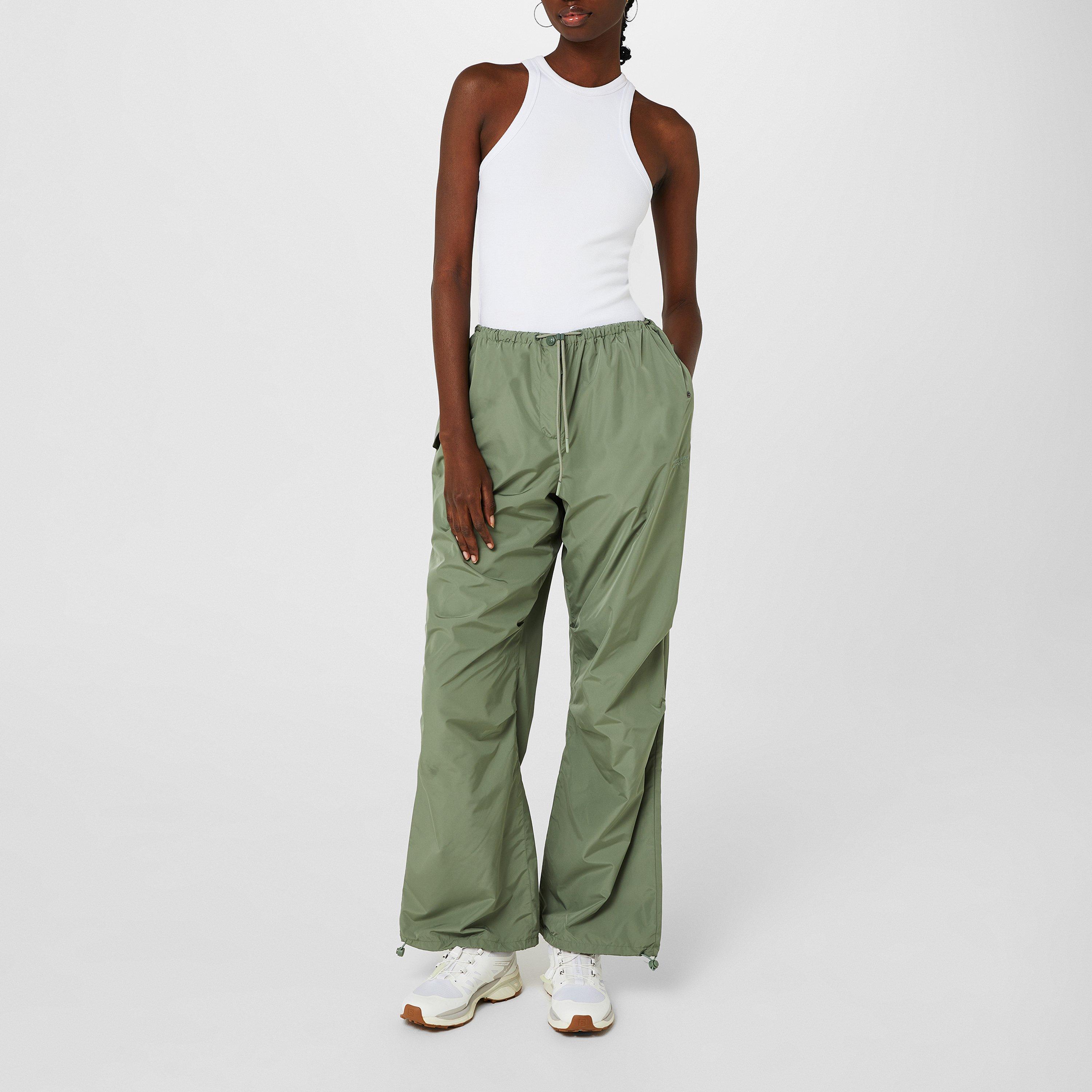 Green - Anine Bing - Reid Parachute Pants - 2