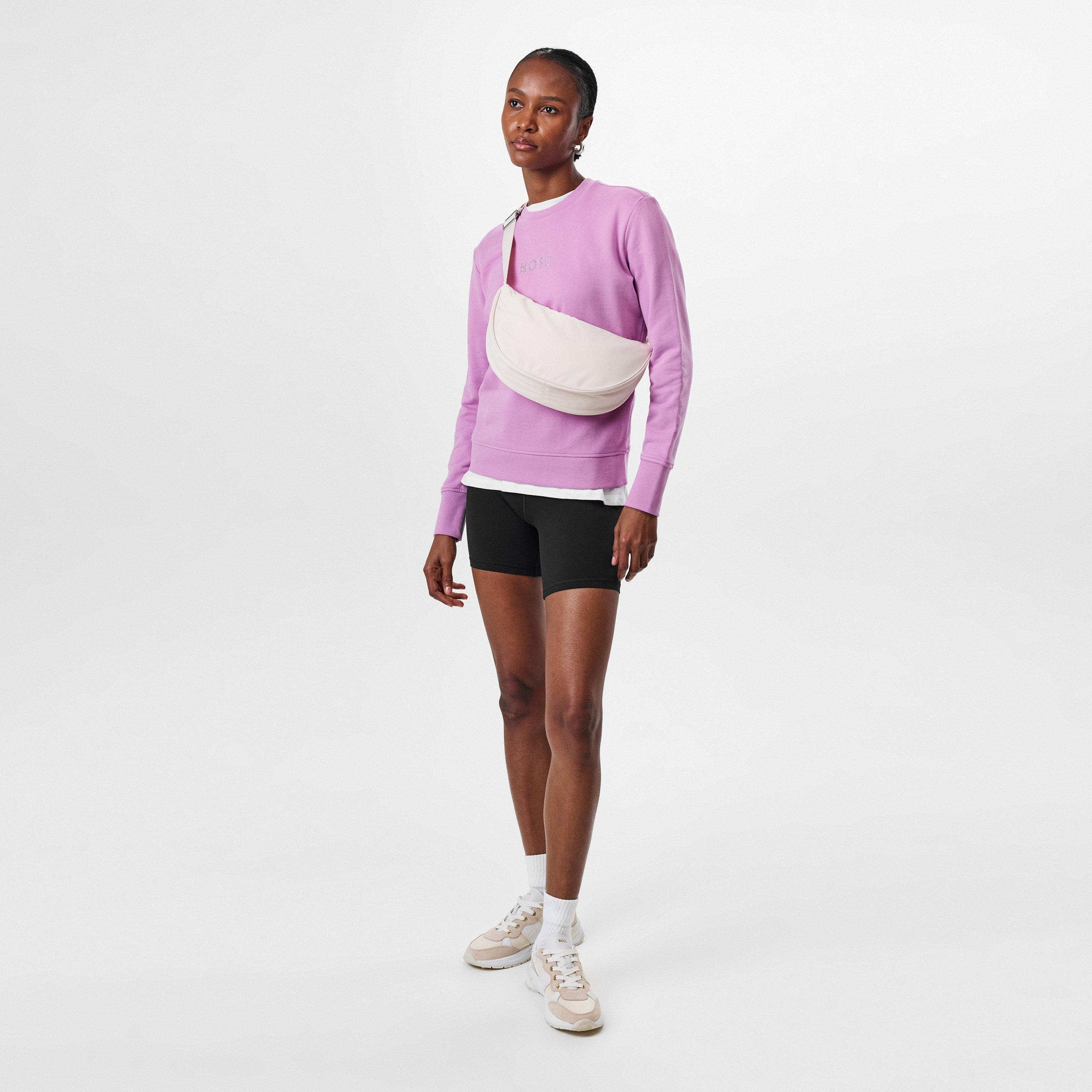 Light Pink 680 - Boss - Women's Ela Shiny Crew Sweater - 6