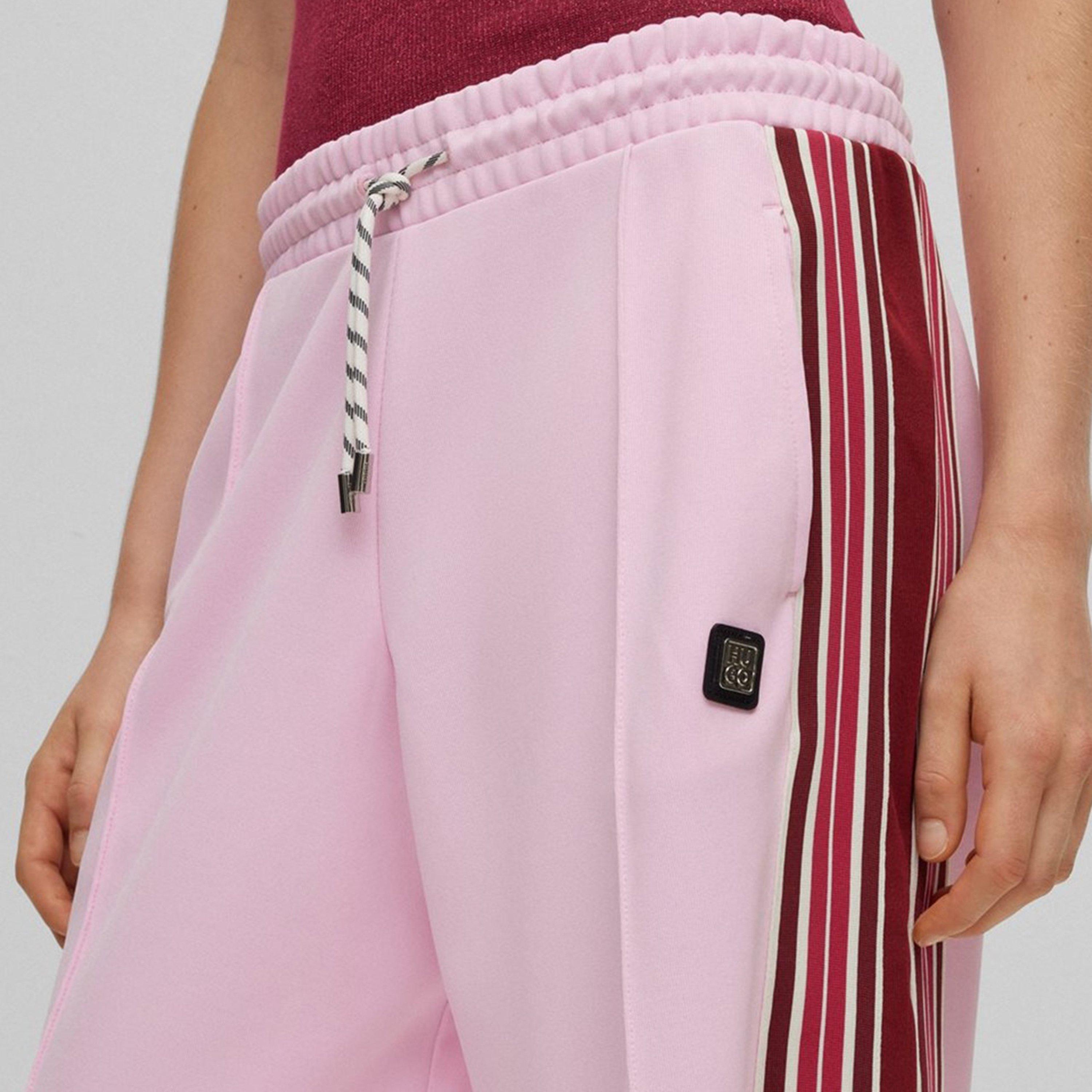 Lt/Pstl Pnk - Hugo - Women's Neraya Open Hem Fleece Joggers - 4