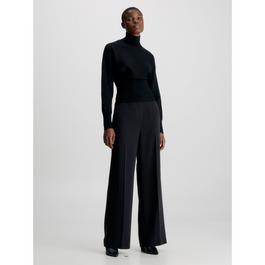 Calvin Klein STRUCTURE TWILL WIDE LEG