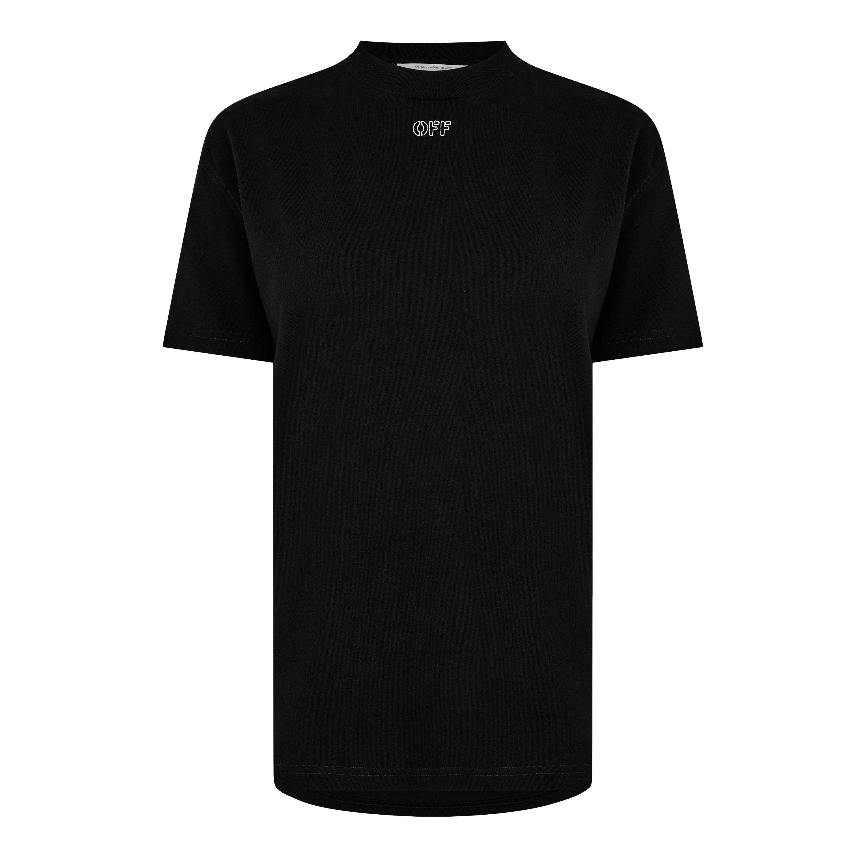 【関税&送料込】Off-White T-Shirt With Arrow Embroidery Off-White Embroidered Arrow Cotton T-Shirt | Nordstrom