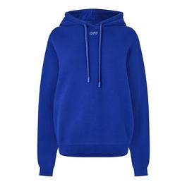 Off White Women's Embroidered Arrow Design Hoodie