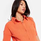 ORANGE - I Saw It First - ISAWITFIRST Textured Oversized Shirt Co-Ord - 4