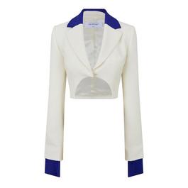 Off White Women's  Cropped Jacket, Cropped Design