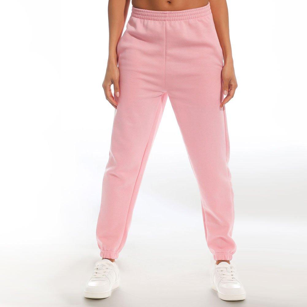Pink - Light and Shade - LightandShade High Waist Cuffed Joggers Ladies - 2