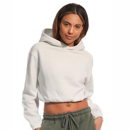 Light and Shade Cropped Hooded Top Ladies
