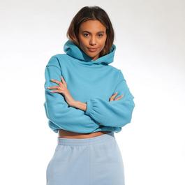 Light and Shade Cropped Hooded Top Ladies