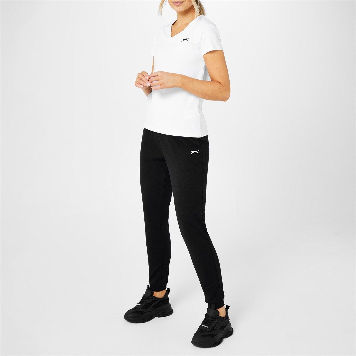 Slazenger Women's Interlock Closed Hem Pant - Black - 18 (46)