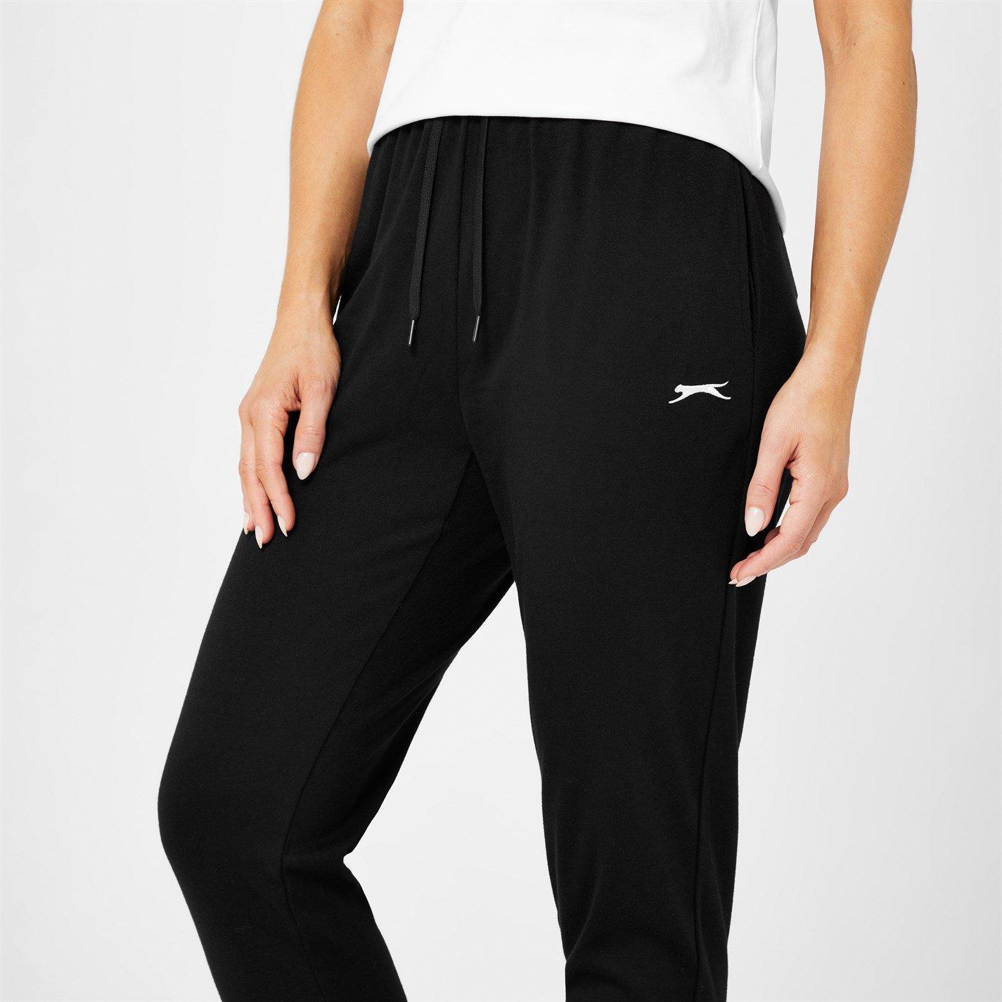 Crna - Slazenger - Interlock Closed Hem Pant Womens - 3