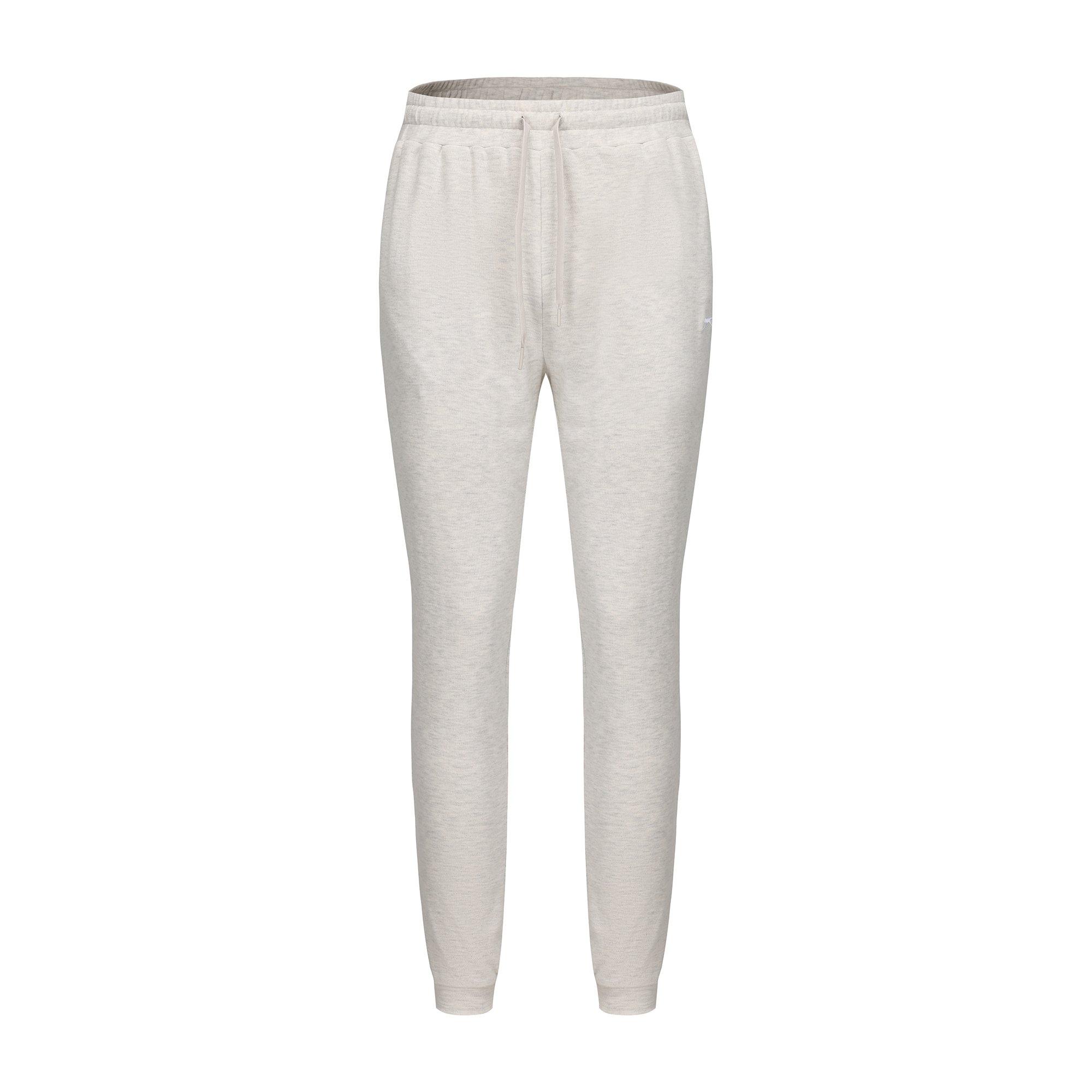 Slazenger Women's Interlock Closed Hem Pant - Ice Grey Marl - 10 (38)