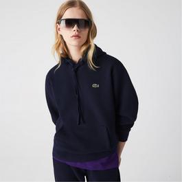 Lacoste Dickies Construct logo-print long-sleeved hoodie