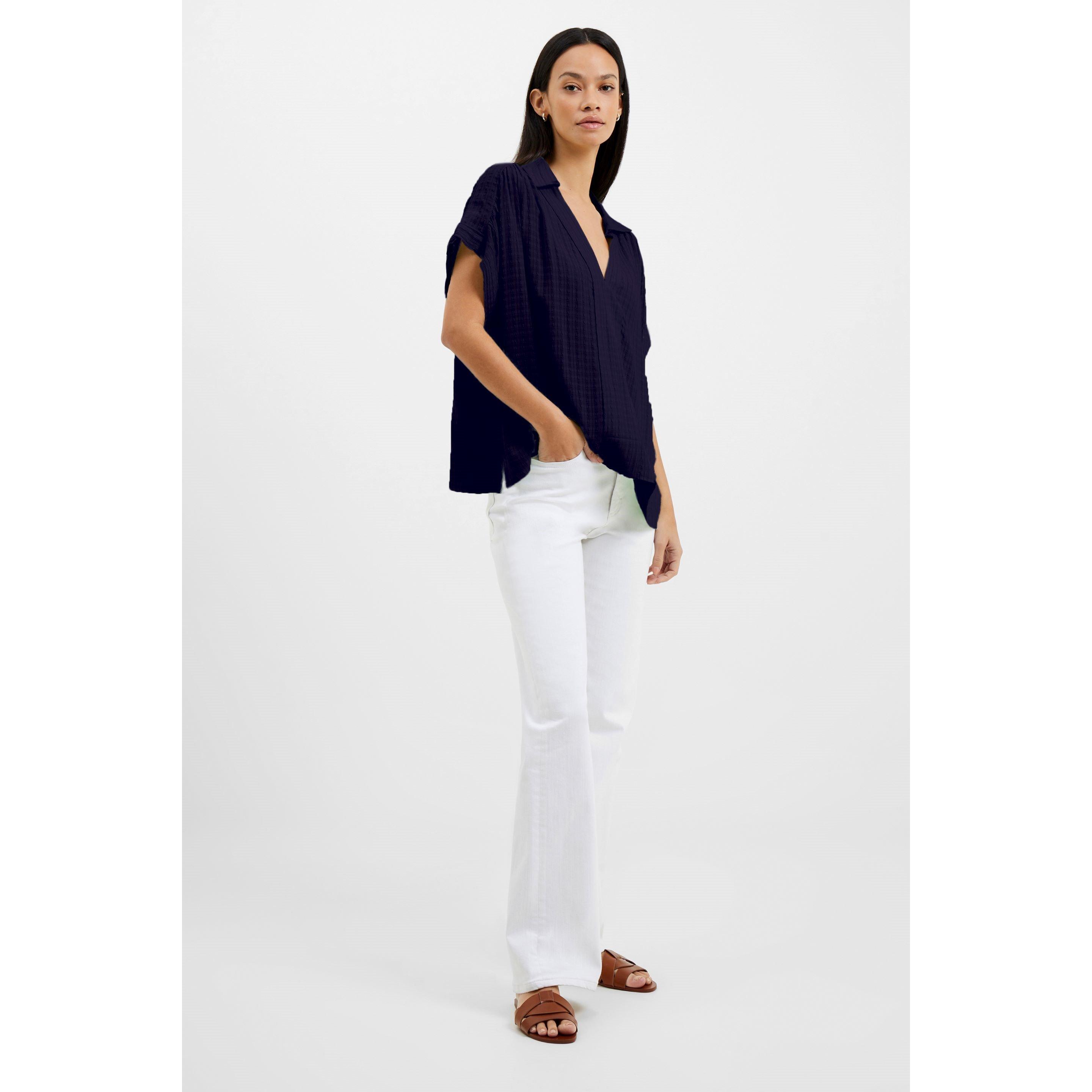 Women's Birch Popover Short-Sleeve Plain Shirt