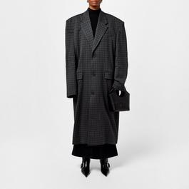 Balenciaga Oversized Houndstooth Coat