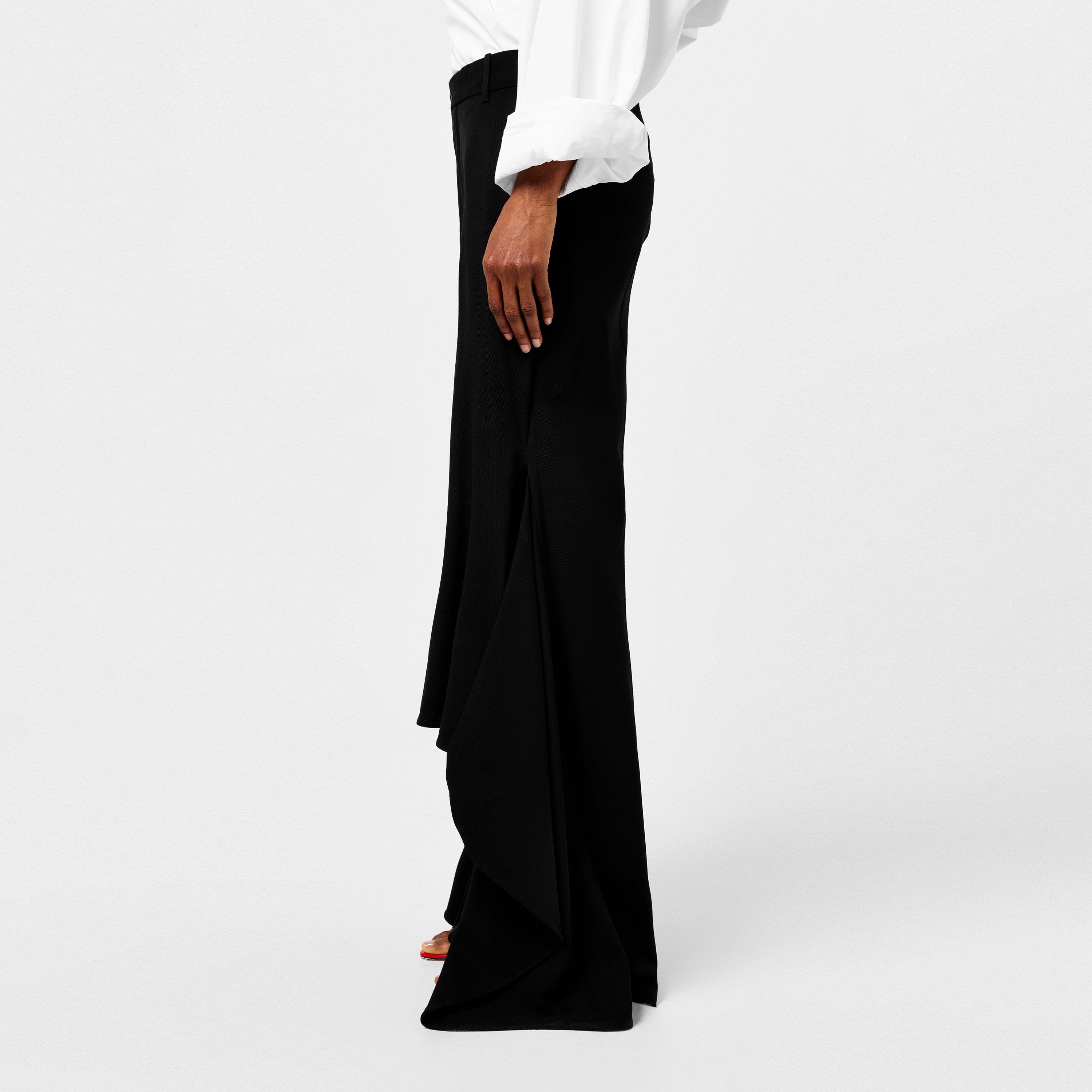 Black - Balenciaga - Godet Skirt - 5