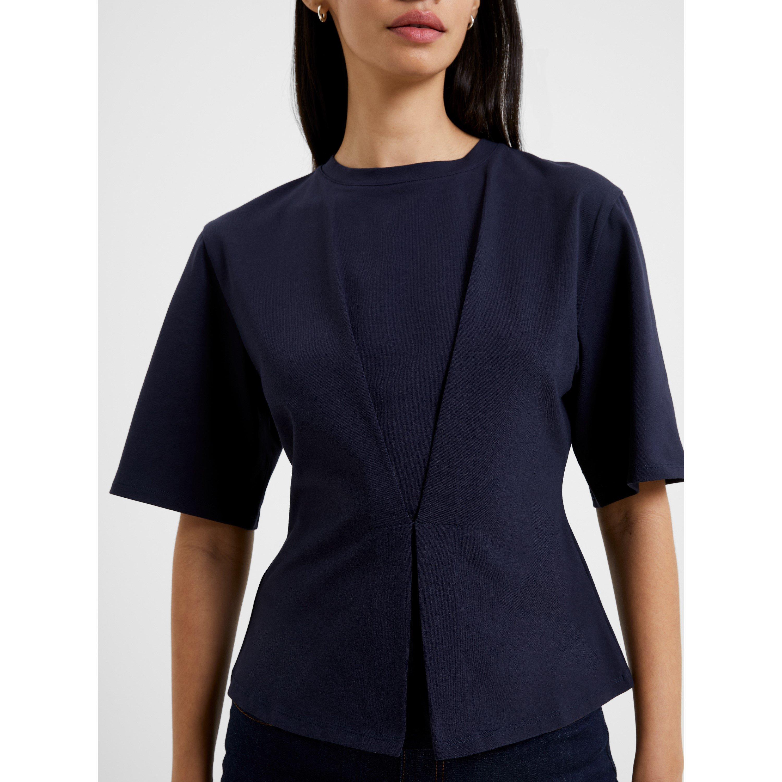 40-Utility Blue - French Connection - Women's Pearl Regular Fit T-Shirt - 2