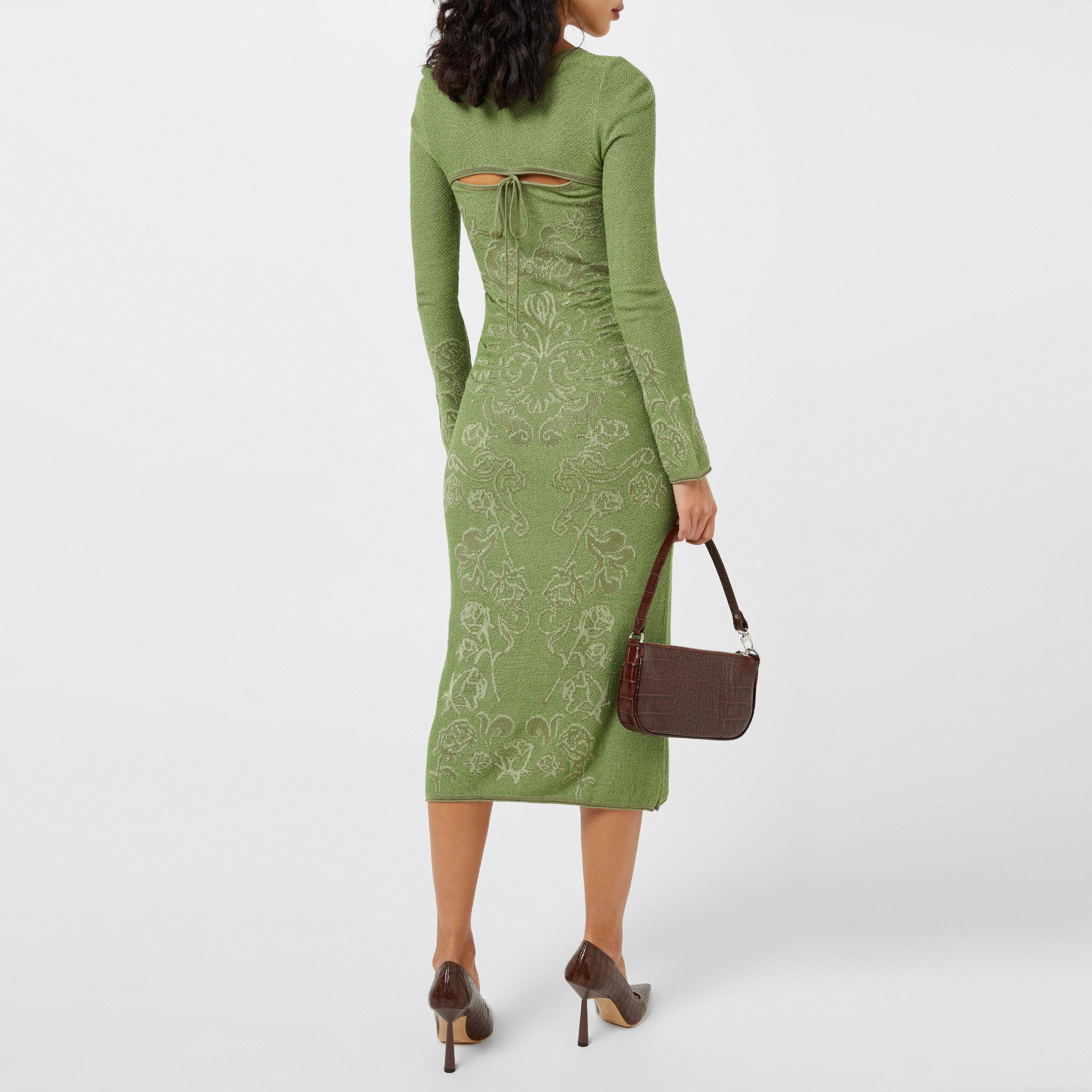 Moss - House Of Sunny - Women's Envy Midi Knitted Jumper Dress - 3