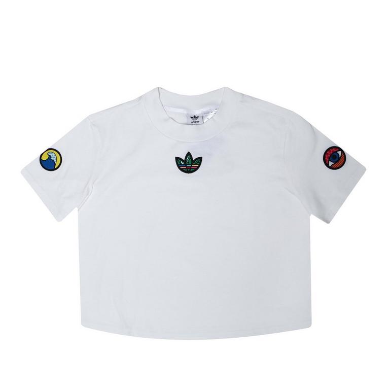 Blanc - adidas - x Neighborhood logo-print sweatshirt - 1