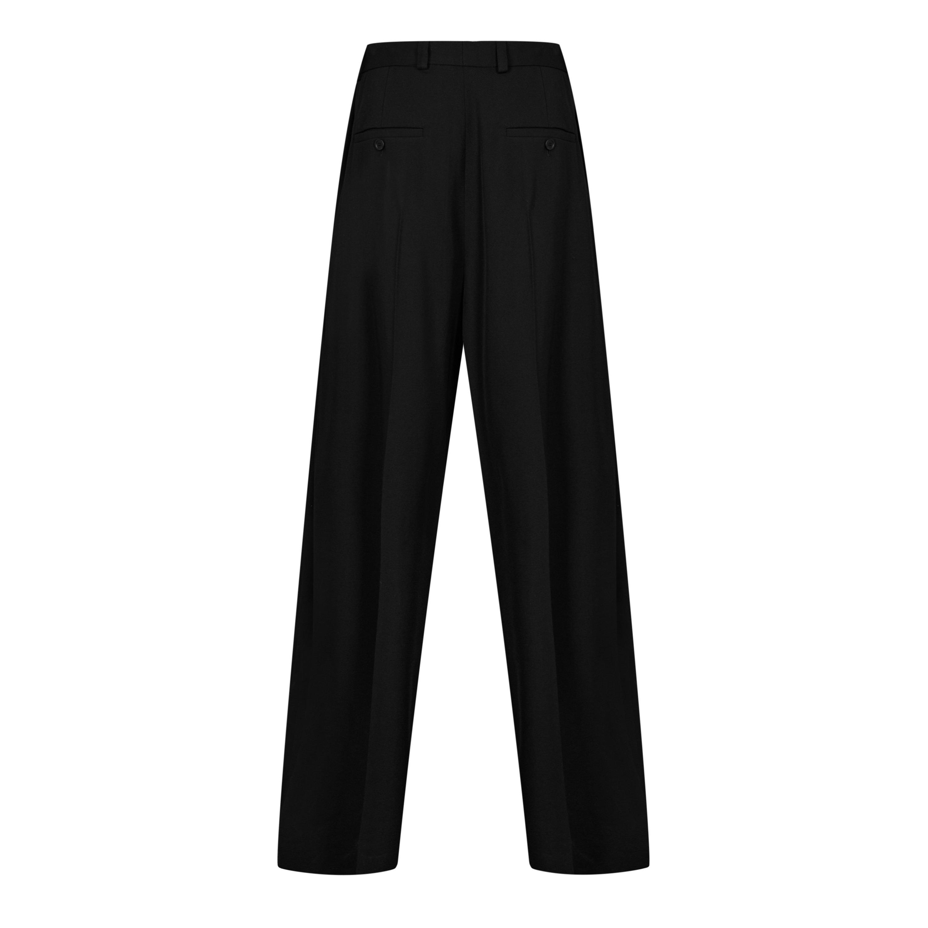 Black - Balenciaga - Deconstructed Double Front Trousers - 2
