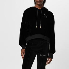 Palm Angels Velvet Hoodie