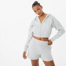 Marl gris - USA Pro - Pro x Sophie Habboo Fleece Cropped Zip hoodie Infantil - 1
