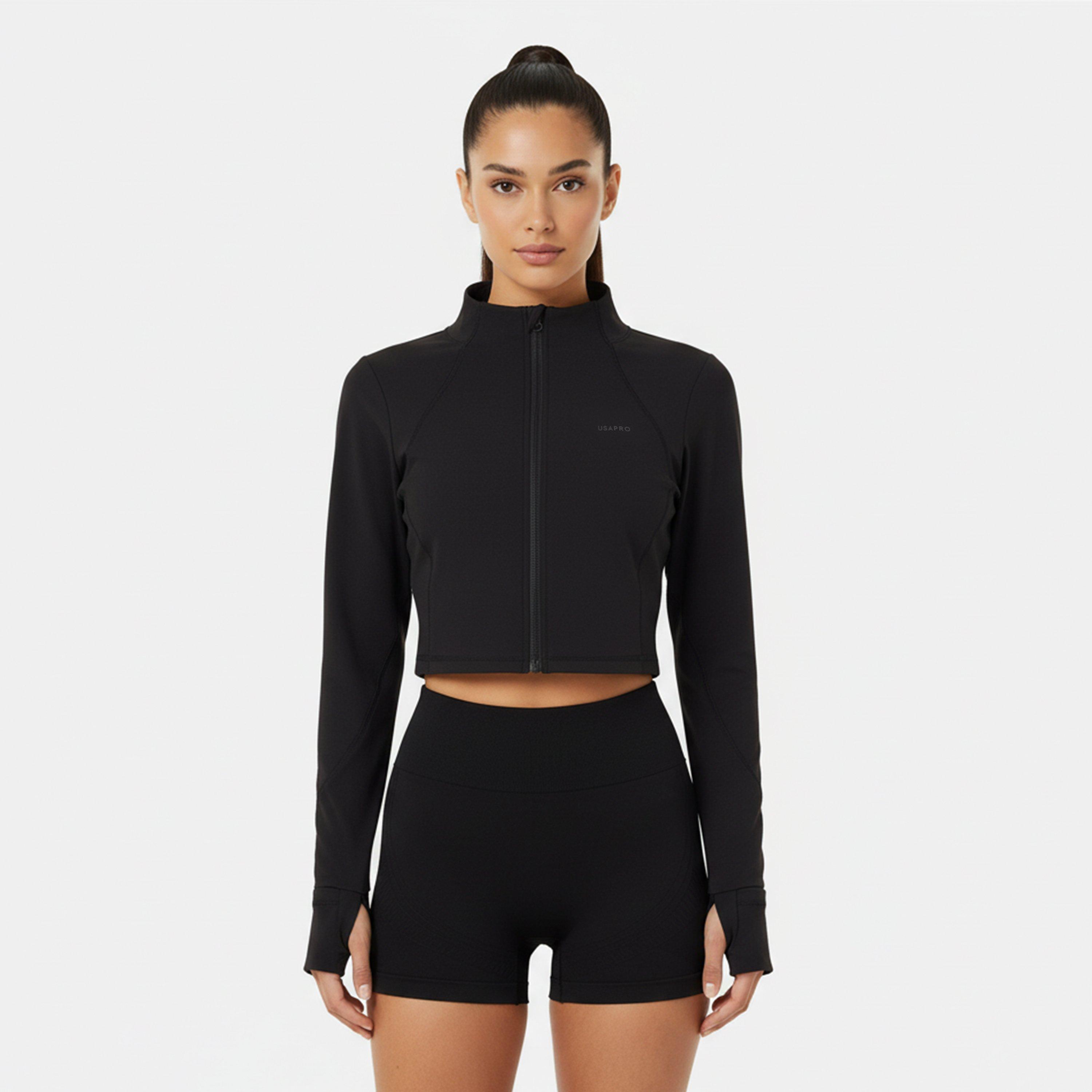 Zwart - USA Pro - Moisture-Wicking Performance Training Jacket - 3