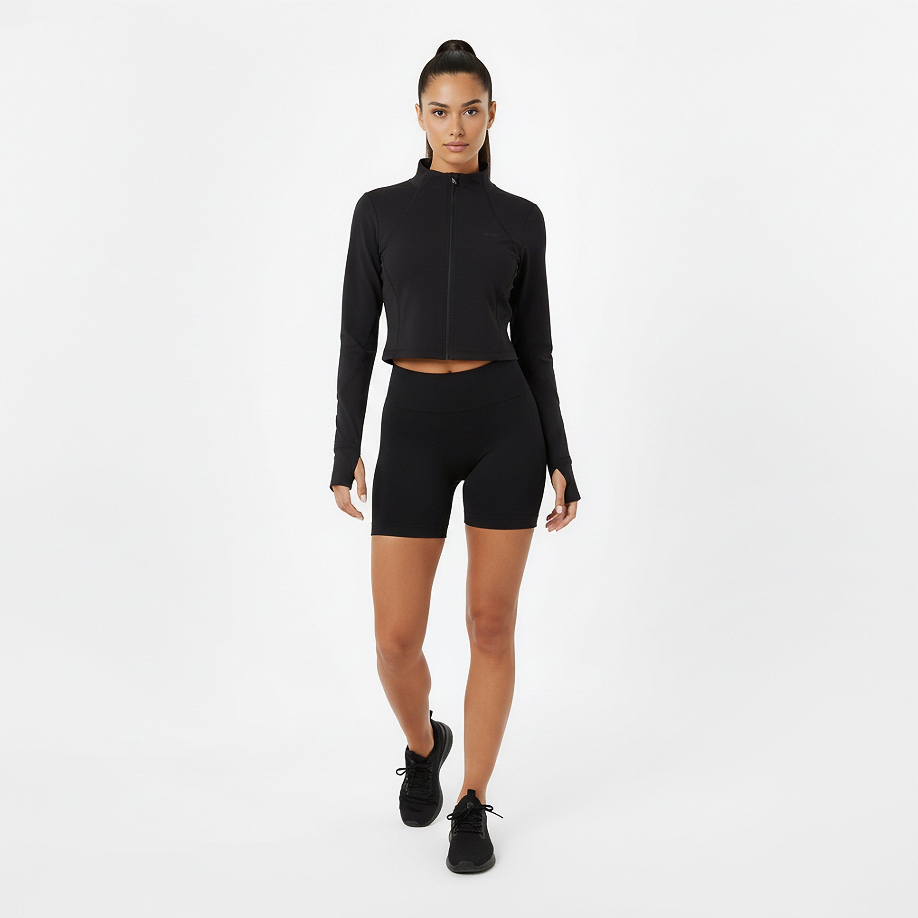 Zwart - USA Pro - Moisture-Wicking Performance Training Jacket - 5