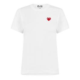 Comme des Garcons PLAY Logo Heart T Shirt