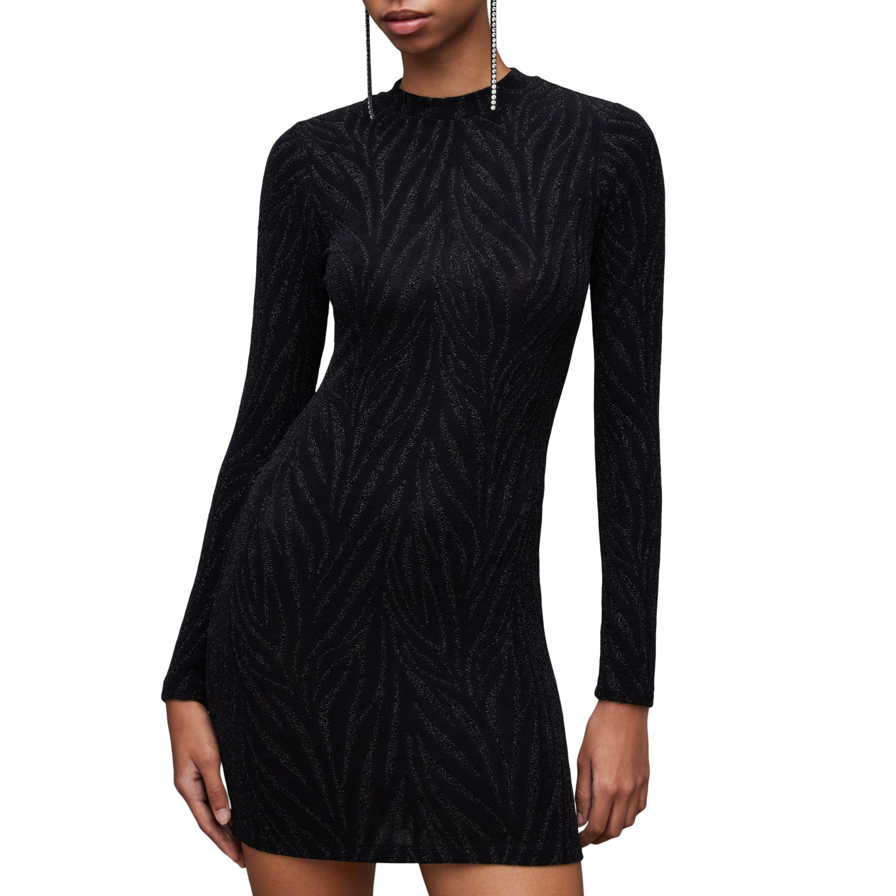 black - AllSaints - Women's Amaya Bodycon Dress - 2