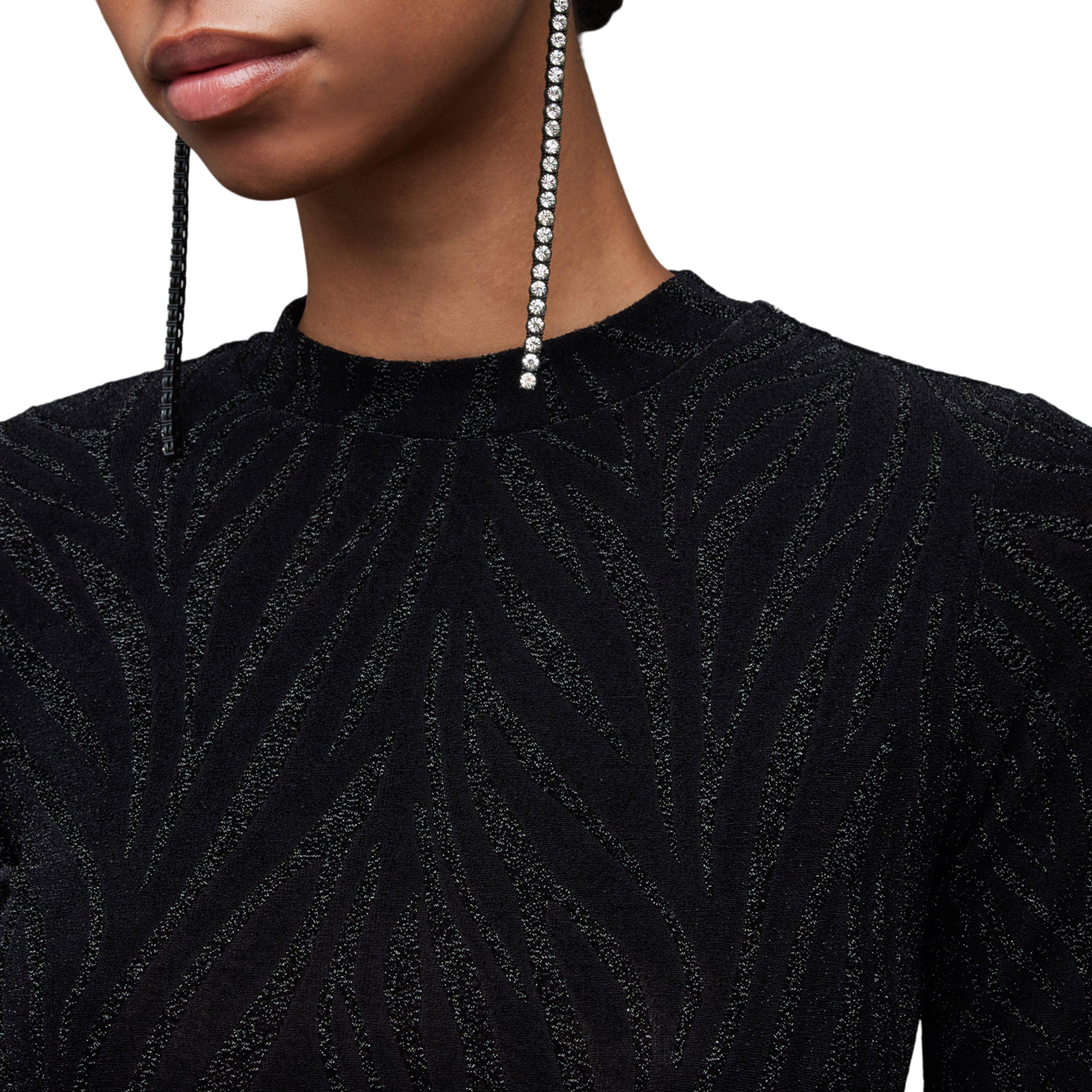 black - AllSaints - Women's Amaya Bodycon Dress - 6