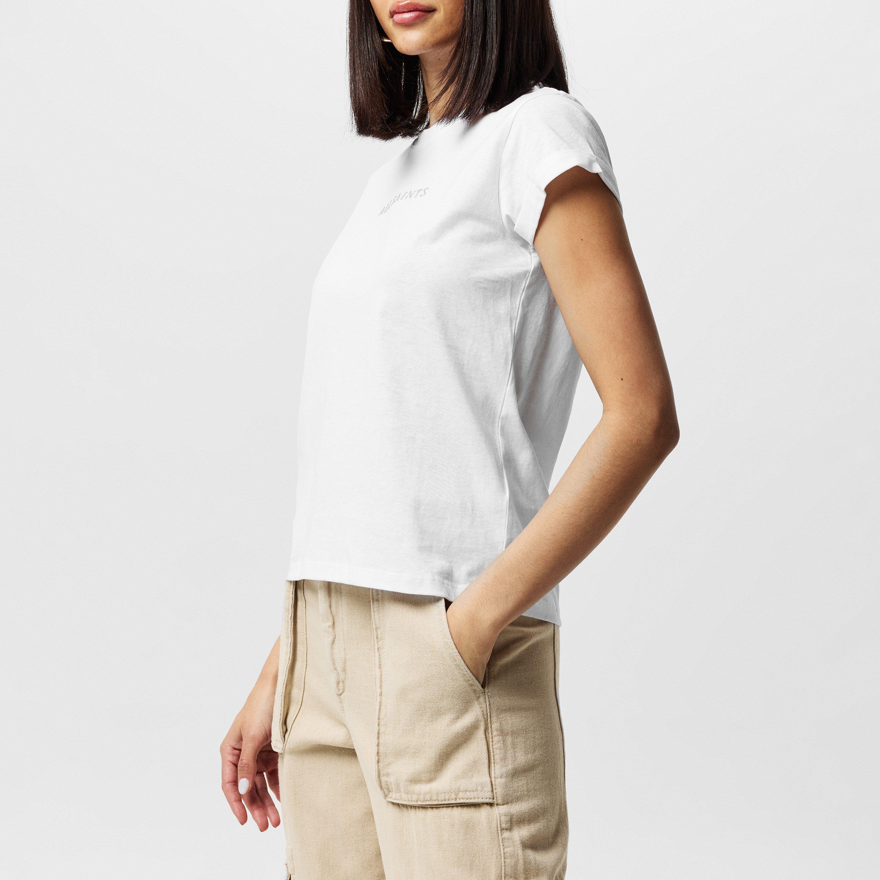 optic white - AllSaints - Women's Anna Regular Fit T-Shirt - 2